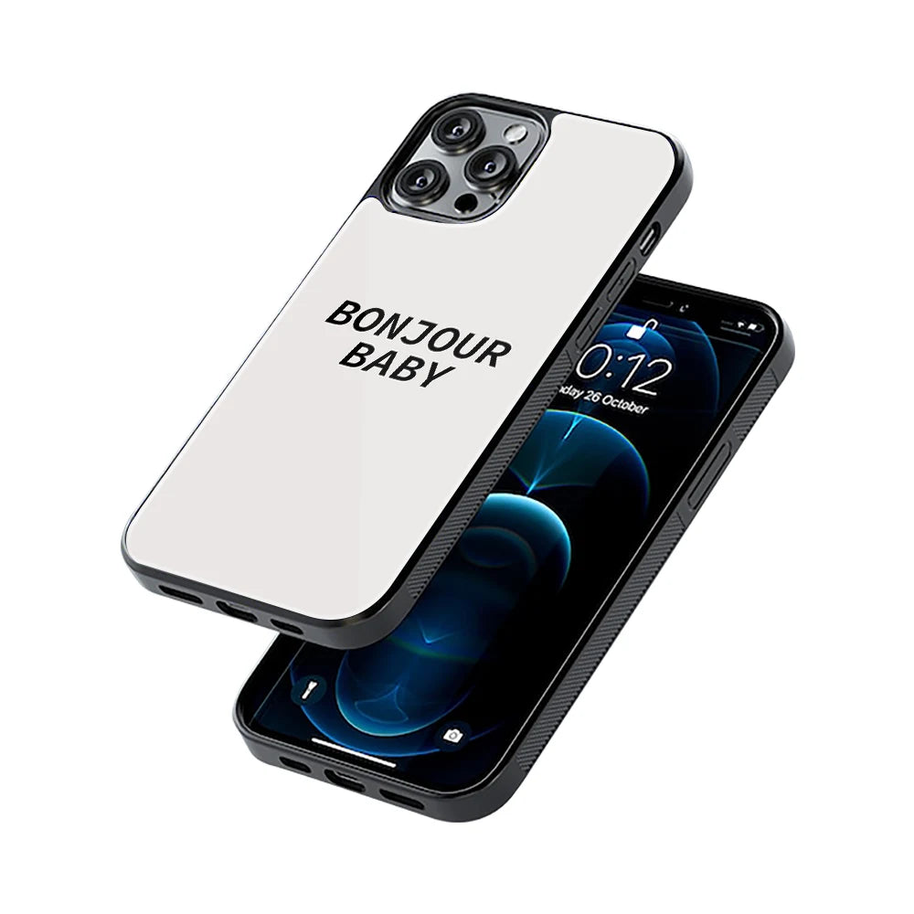 Protective Glass Back Phone Case Compatible with iPhone, Samsung, OnePlus, Pixel & More