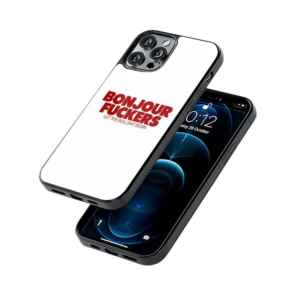 Protective Glass Back Phone Case Compatible with iPhone, Samsung, OnePlus, Pixel & More