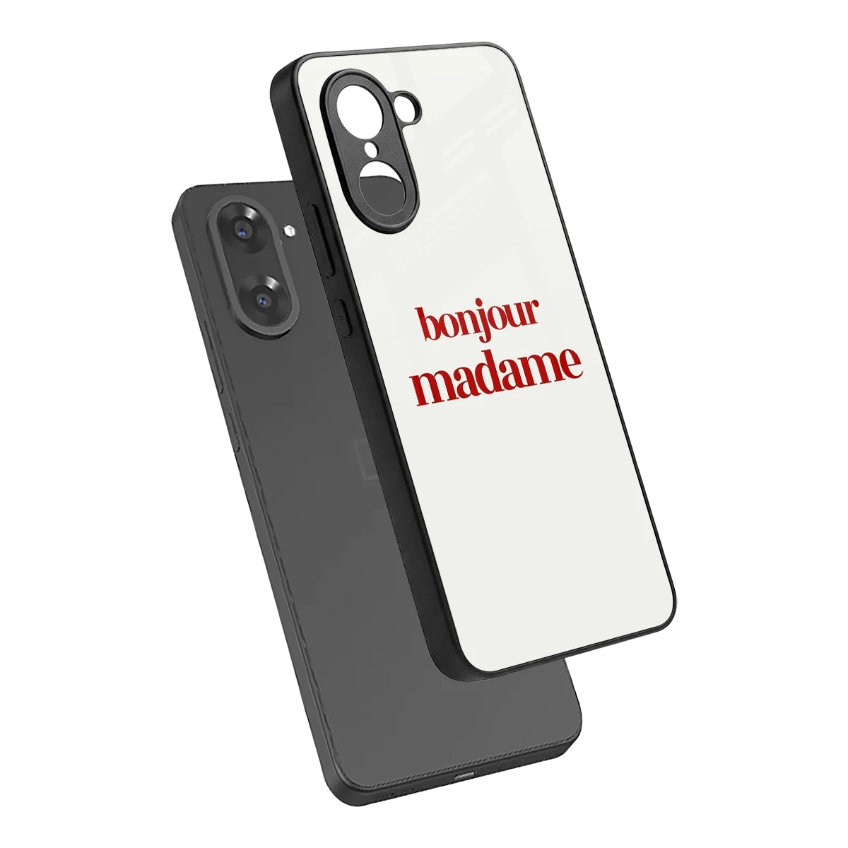 Bonjour Madame sleek oneplus nord ce5 5g cover with tempered glass back and TPU edges