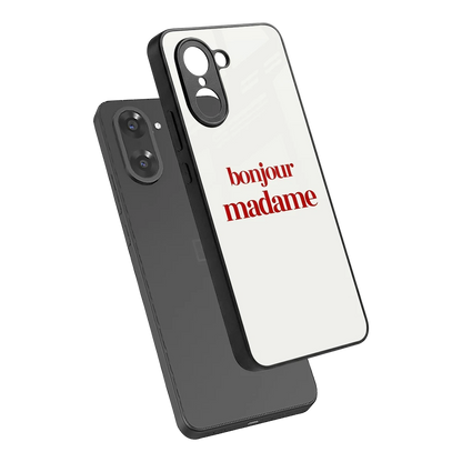 Bonjour Madame sleek oneplus nord ce5 5g cover with tempered glass back and TPU edges
