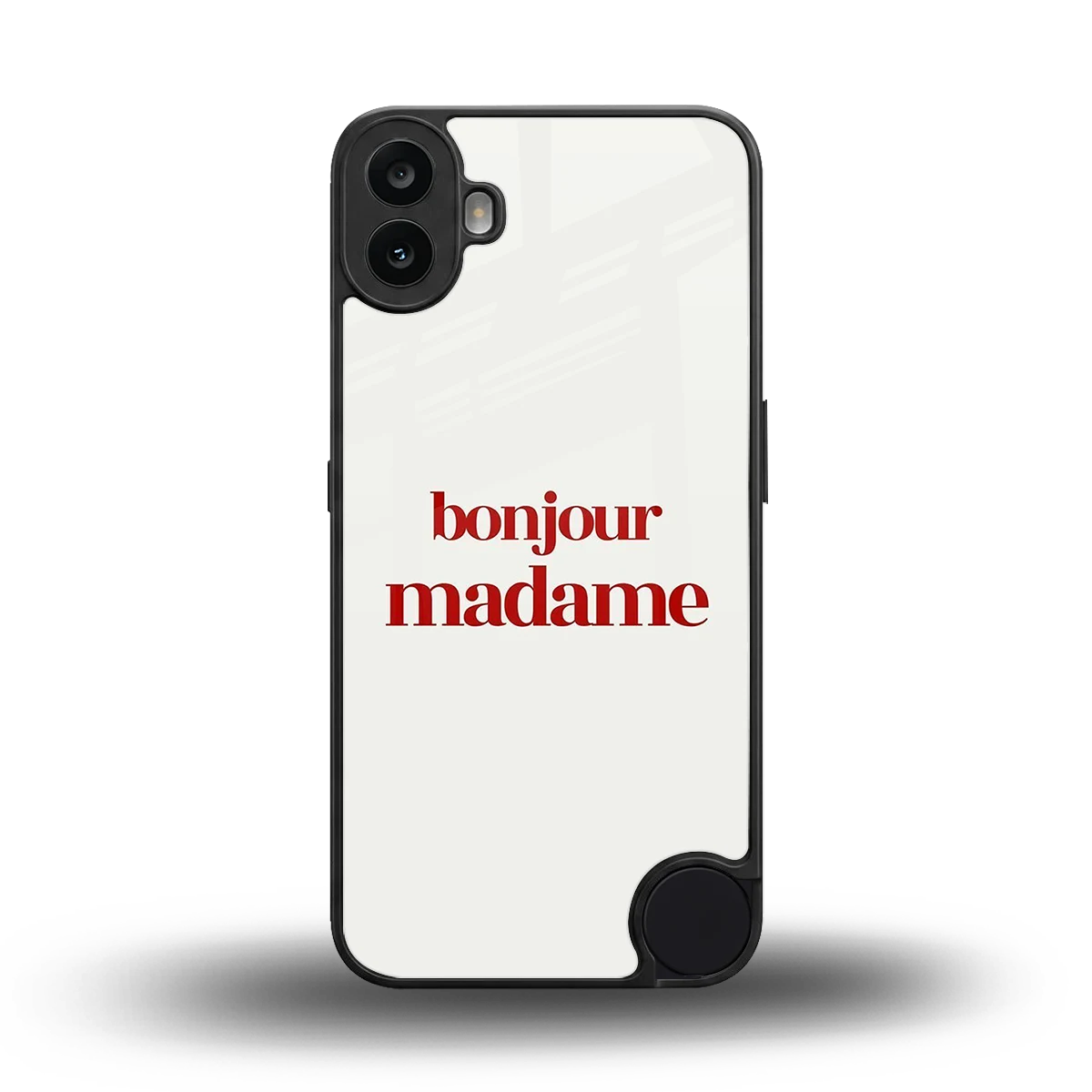 Bonjour Madame back phone cover | glass case for cmf nothing phone 1