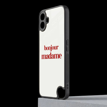 Bonjour Madame cmf nothing phone 1 mobile cover | shockproof glass phone case