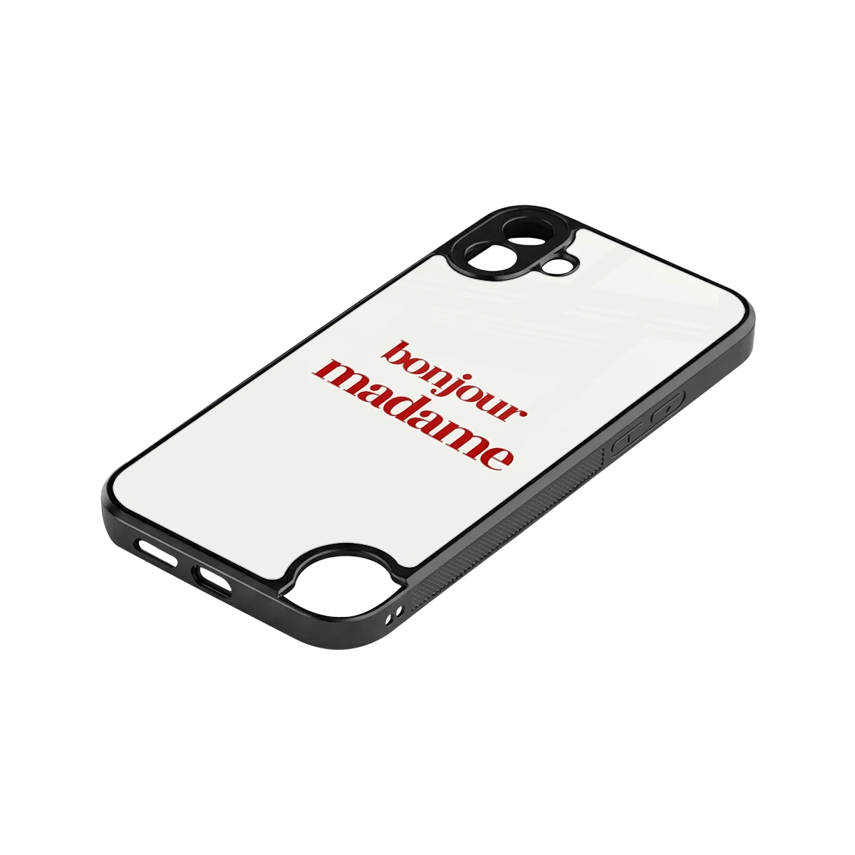 Bonjour Madame stylish phone case for cmf nothing phone 1 | glossy glass and slim fit