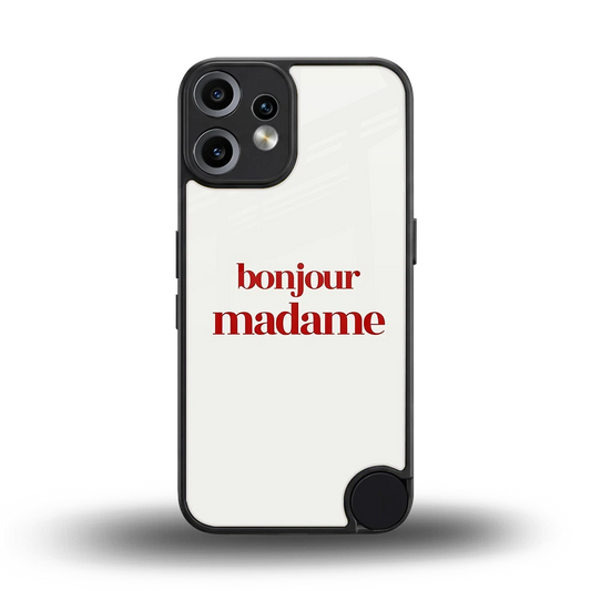 Bonjour Madame back phone cover | glass case for cmf nothing phone 2 pro