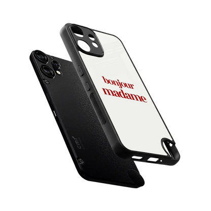 Bonjour Madame sleek cmf nothing phone 2 pro cover with tempered glass back and TPU edges