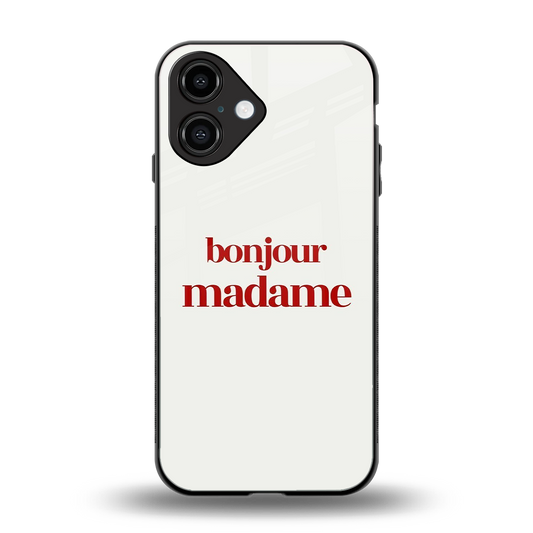 Bonjour Madame Phone Case for Iphone 16 | Glass Case