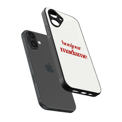 Bonjour Madame Phone Case for Iphone 16 | Glass Case