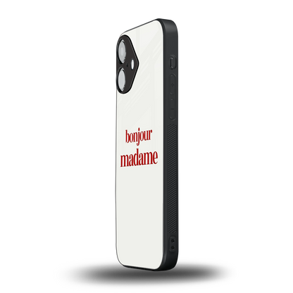 Bonjour Madame Phone Case for Iphone 16 | Glass Case