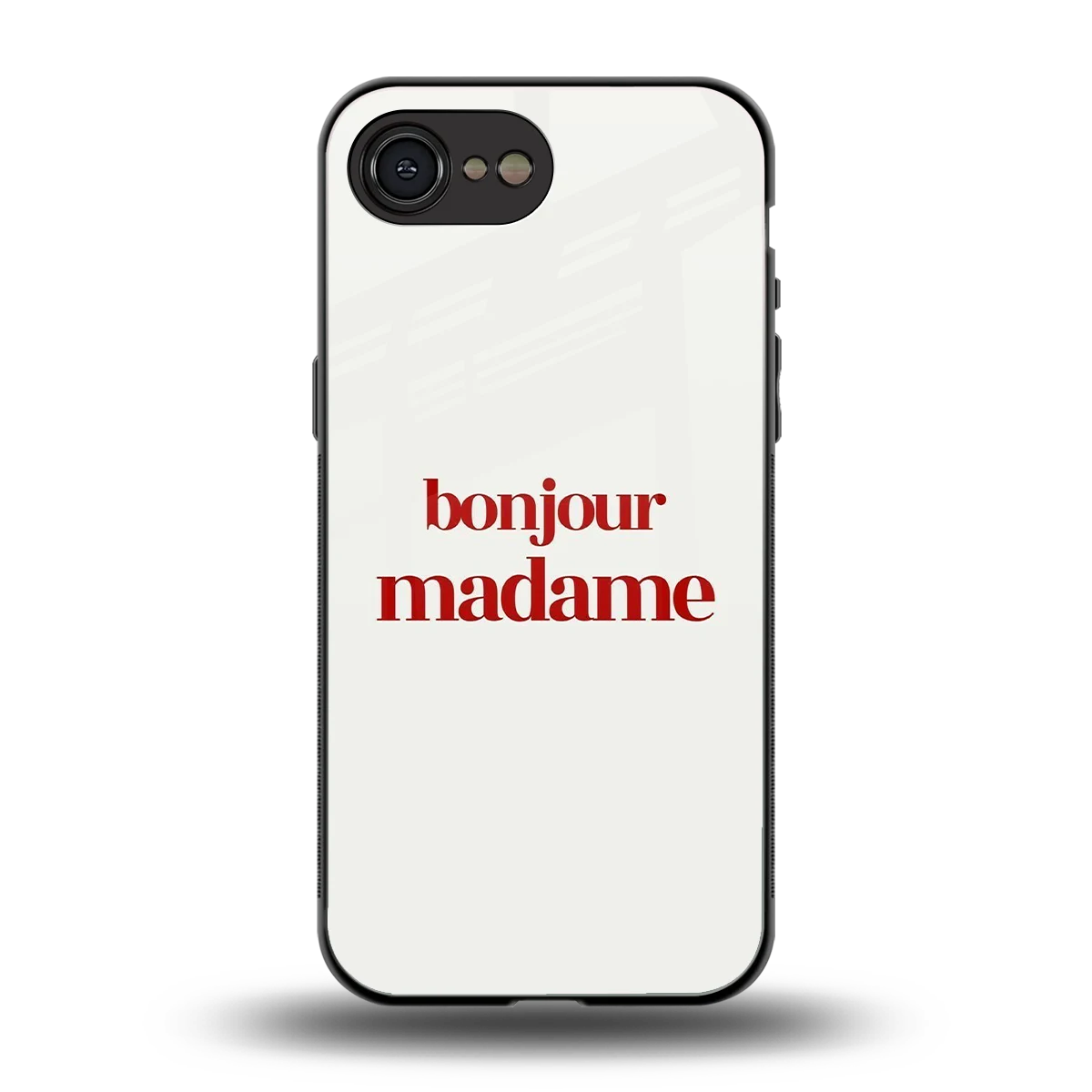 Bonjour Madame back phone cover | glass case for iphone 17e