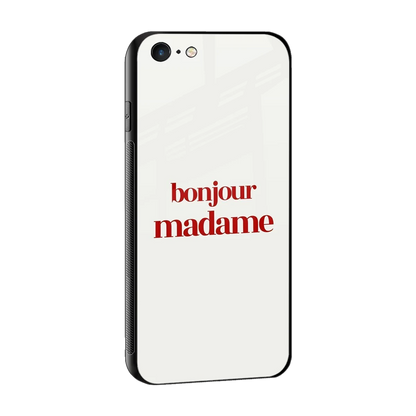 Bonjour Madame sleek iphone 6 cover with tempered glass back and TPU edges