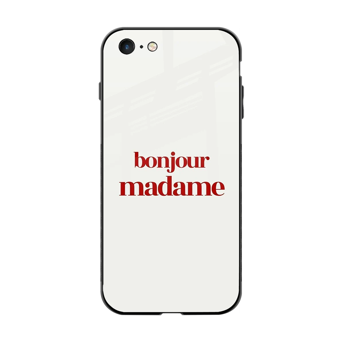 Bonjour Madame back phone cover | glass case for iphone 6