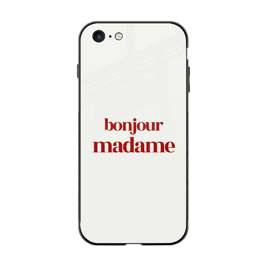 Bonjour Madame back phone cover | glass case for iphone 6