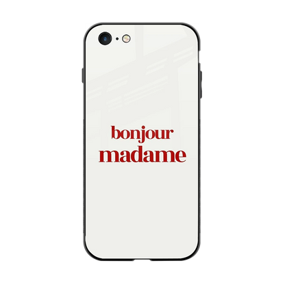 Bonjour Madame back phone cover | glass case for iphone 6s plus