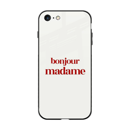 Bonjour Madame back phone cover | glass case for iphone 7