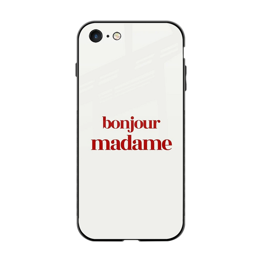 Bonjour Madame back phone cover | glass case for iphone 7