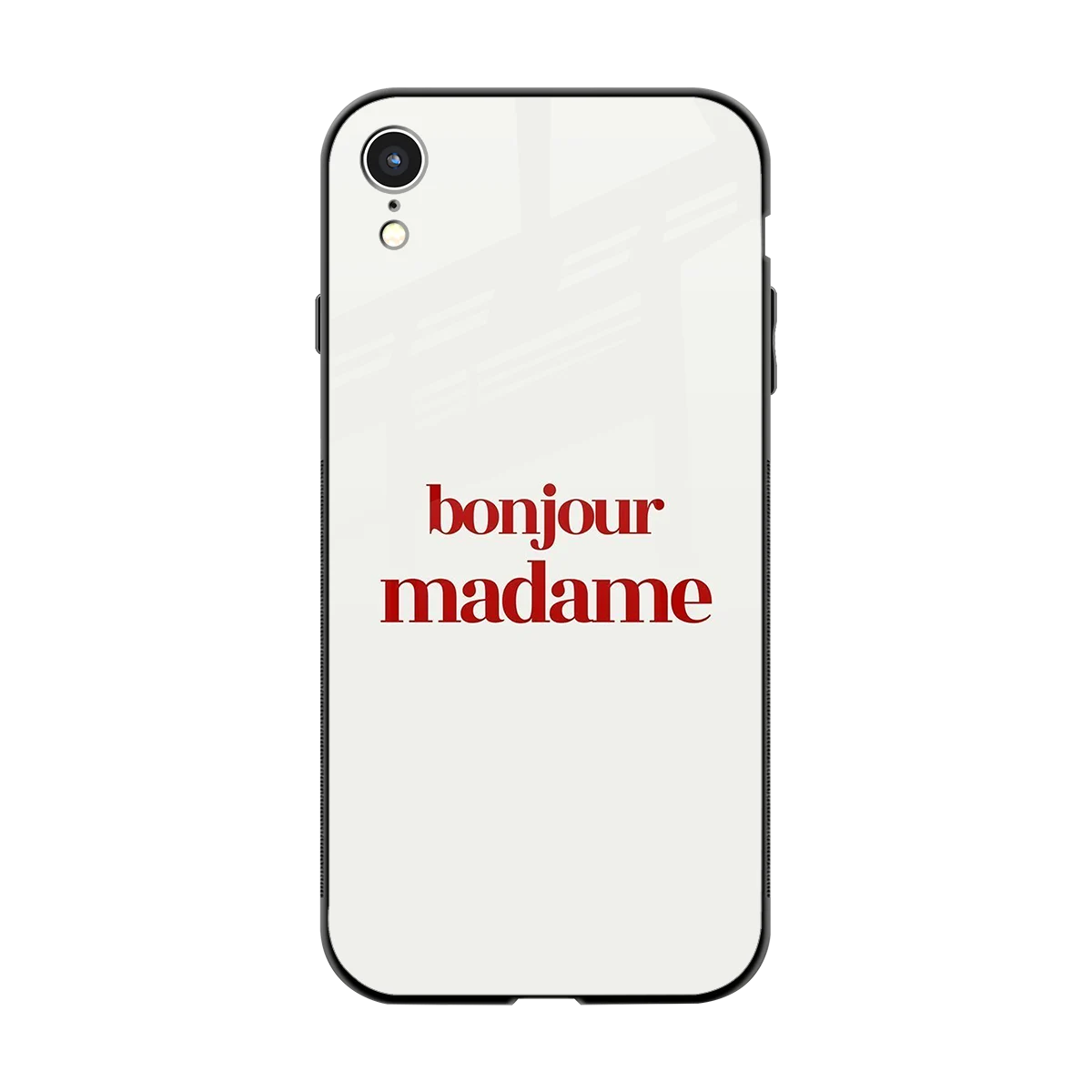Bonjour Madame back phone cover | glass case for iphone xr