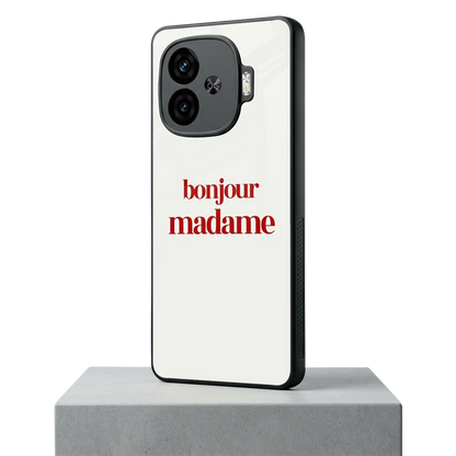Bonjour Madame iqoo neo 10r 5g mobile cover | shockproof glass phone case