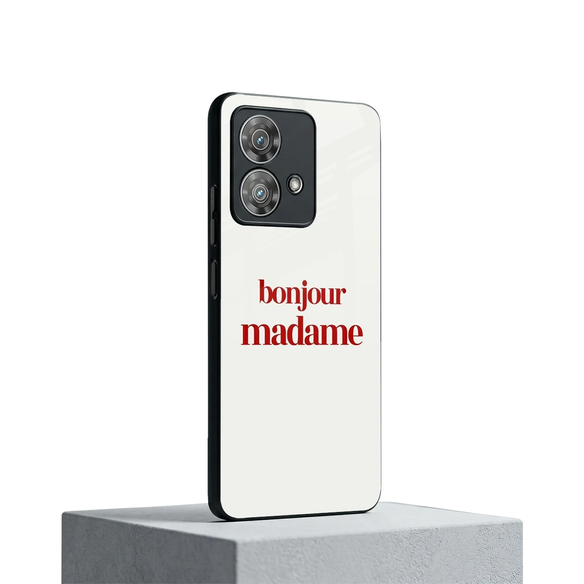 Bonjour Madame motorola edge 40 neo 5g mobile cover | shockproof glass phone case
