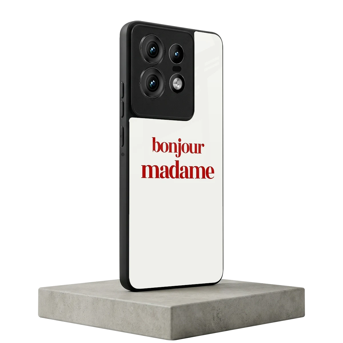 Bonjour Madame motorola edge 50 pro mobile cover | shockproof glass phone case