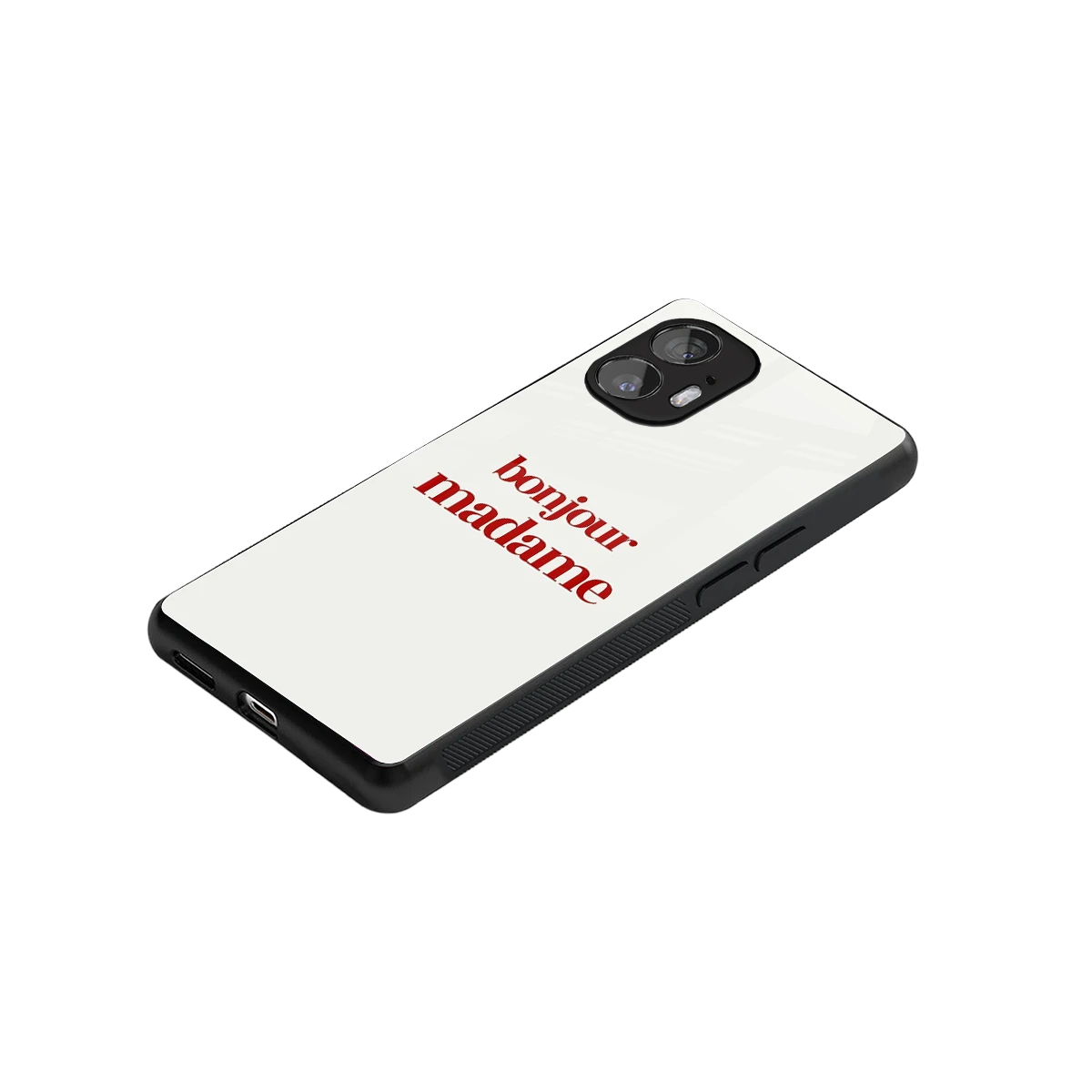 Bonjour Madame stylish phone case for nothing phone 2 | glossy glass and slim fit