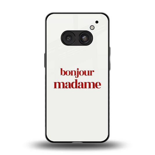 Bonjour Madame back phone cover | glass case for nothing phone 2a