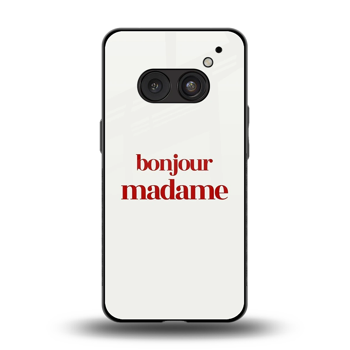Bonjour Madame back phone cover | glass case for nothing phone 2a plus