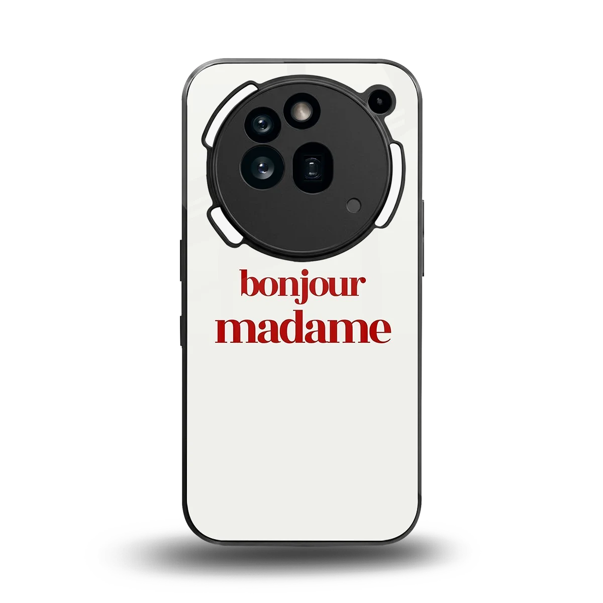 Bonjour Madame back phone cover | glass case for nothing phone 3a pro