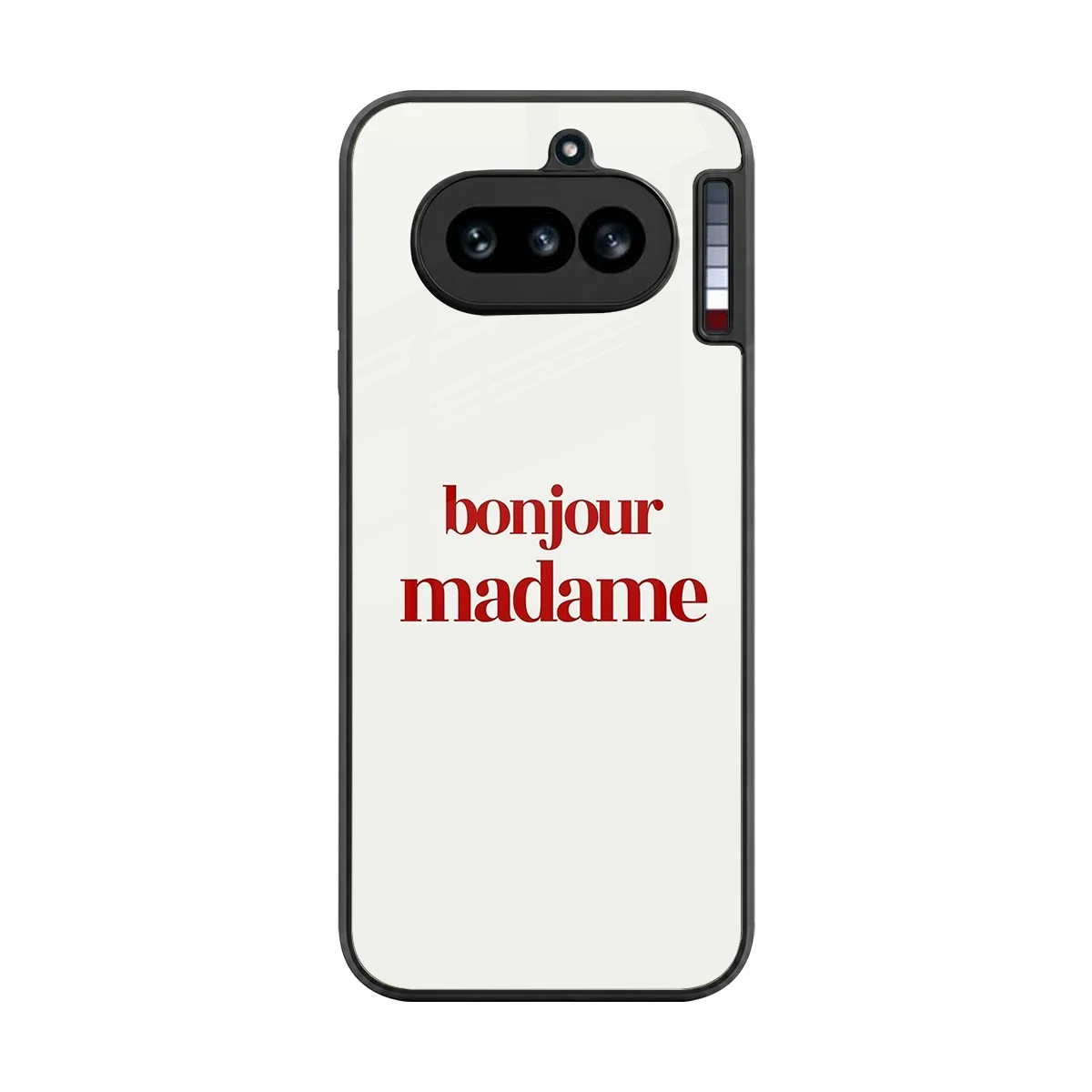Bonjour Madame back phone cover | glass case for nothing phone 4a