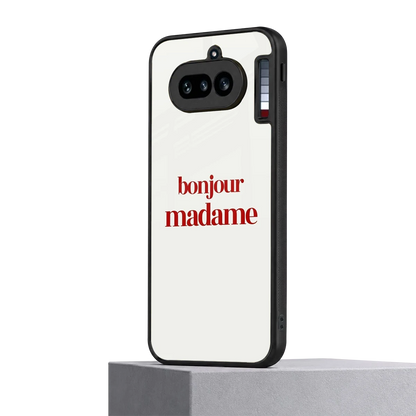 Bonjour Madame nothing phone 4a mobile cover | shockproof glass phone case