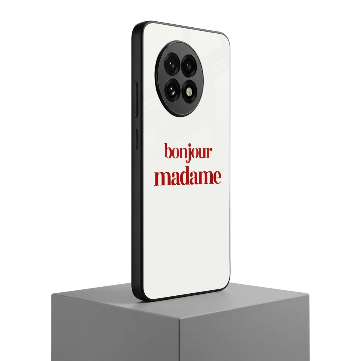 Bonjour Madame oneplus 13r mobile cover | shockproof glass phone case