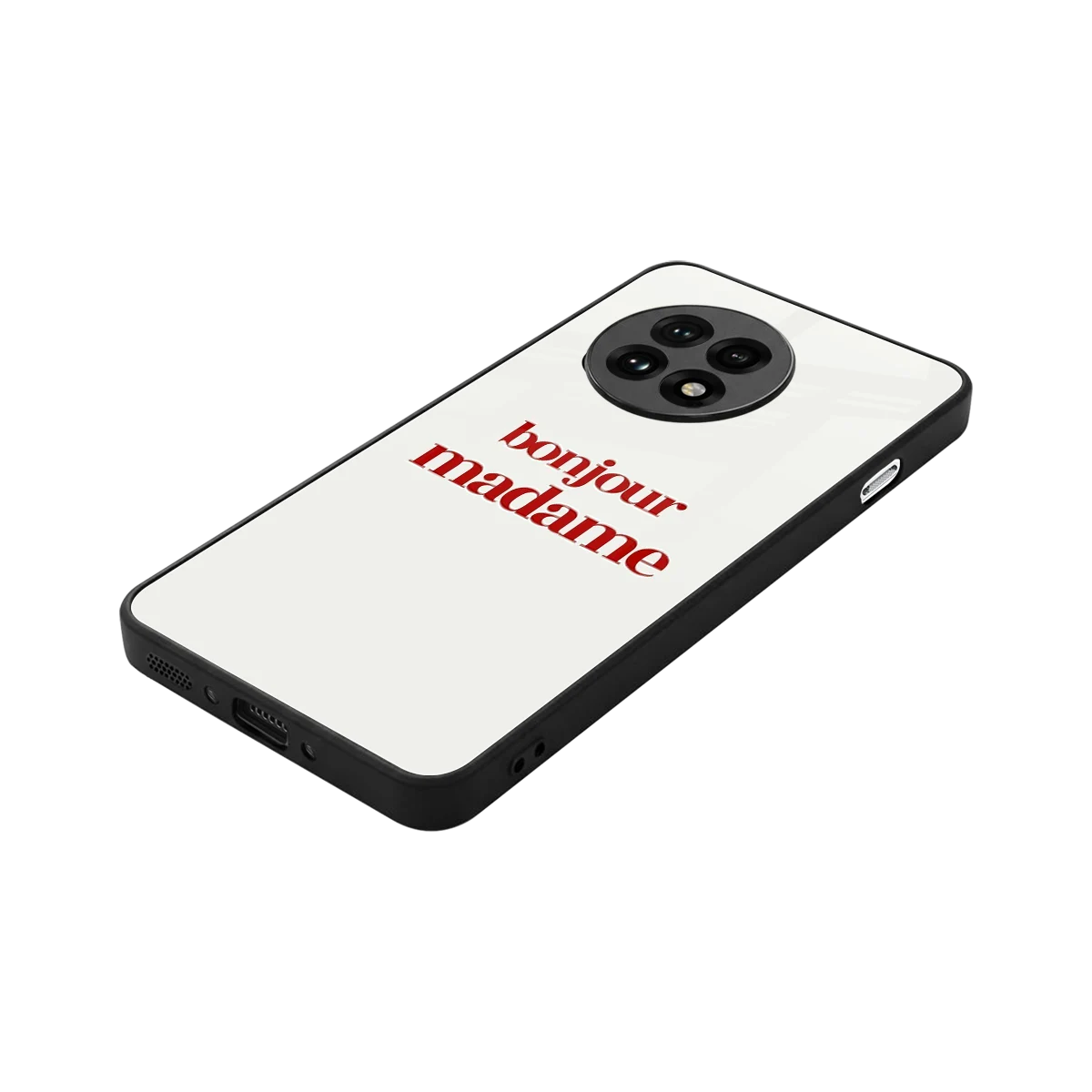 Bonjour Madame stylish phone case for oneplus 13r | glossy glass and slim fit