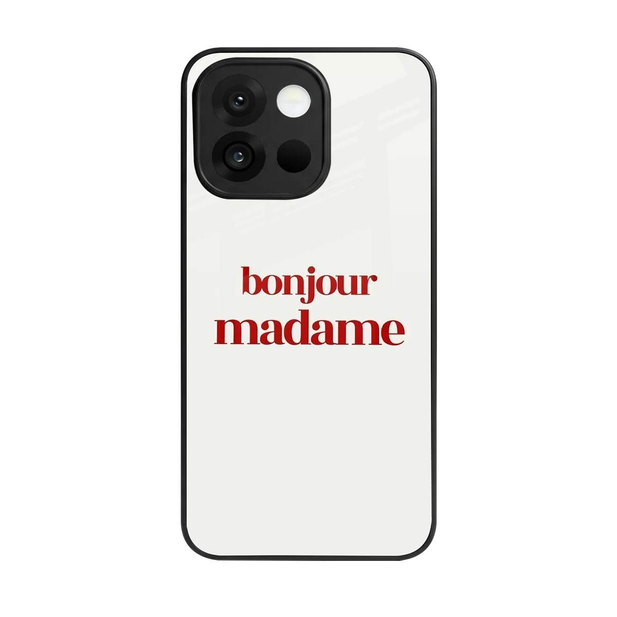 Bonjour Madame back phone cover | glass case for oneplus 13s
