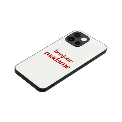 Bonjour Madame stylish phone case for oneplus 13s | glossy glass and slim fit