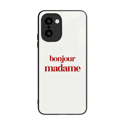 Bonjour Madame back phone cover | glass case for oneplus 15r