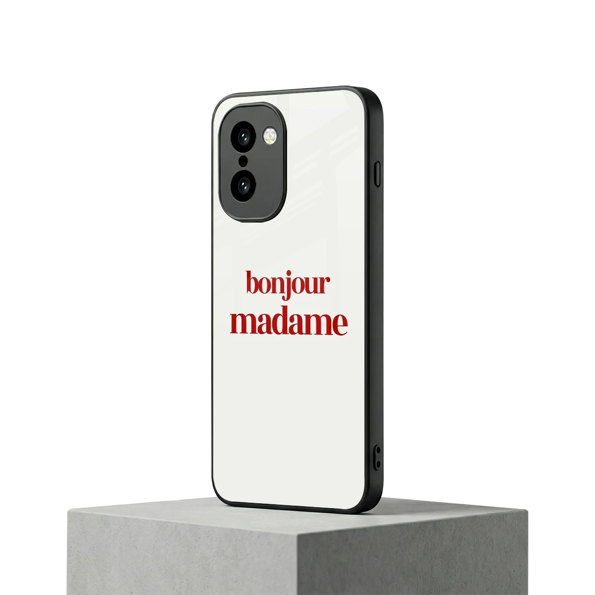 Bonjour Madame oneplus 15r mobile cover | shockproof glass phone case