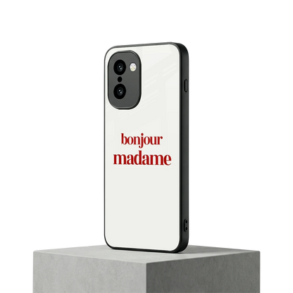 Bonjour Madame oneplus 15r mobile cover | shockproof glass phone case