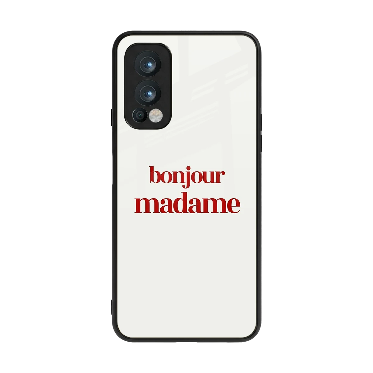 Bonjour Madame back phone cover | glass case for oneplus nord 2