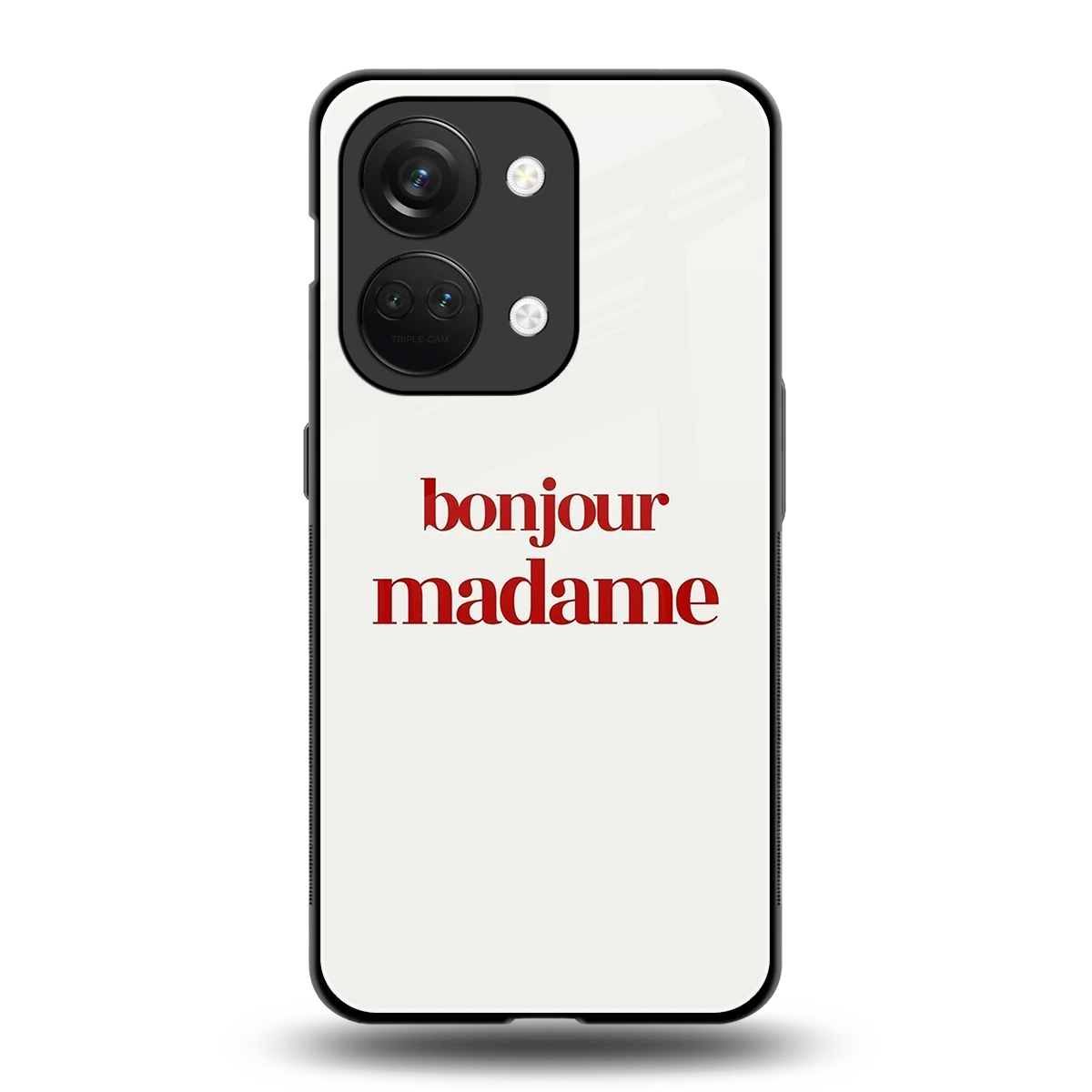 Bonjour Madame back phone cover | glass case for oneplus nord 3