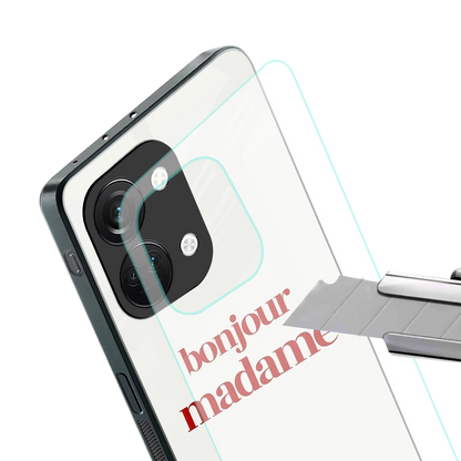 Bonjour Madame stylish phone case for oneplus nord 3 | glossy glass and slim fit