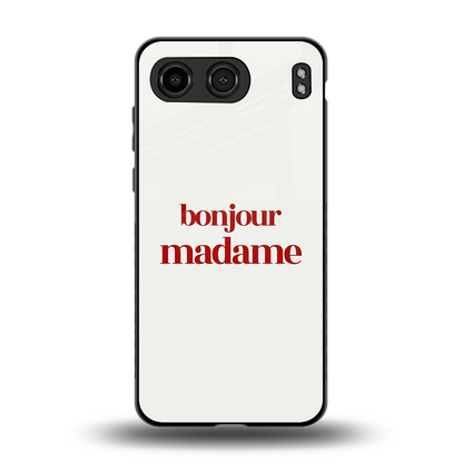 Bonjour Madame back phone cover | glass case for oneplus nord 4