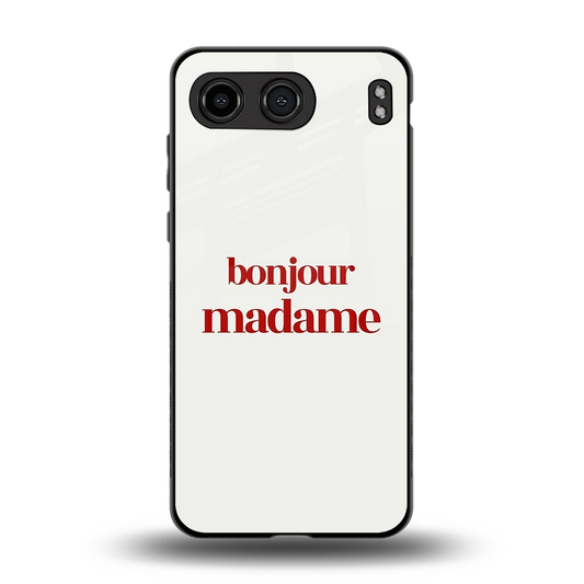 Bonjour Madame back phone cover | glass case for oneplus nord 4