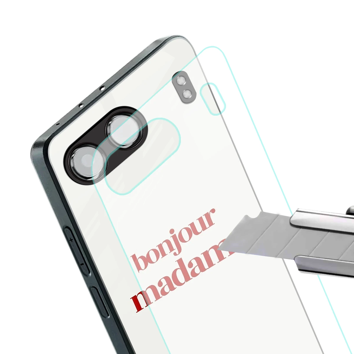Bonjour Madame stylish phone case for oneplus nord 4 | glossy glass and slim fit