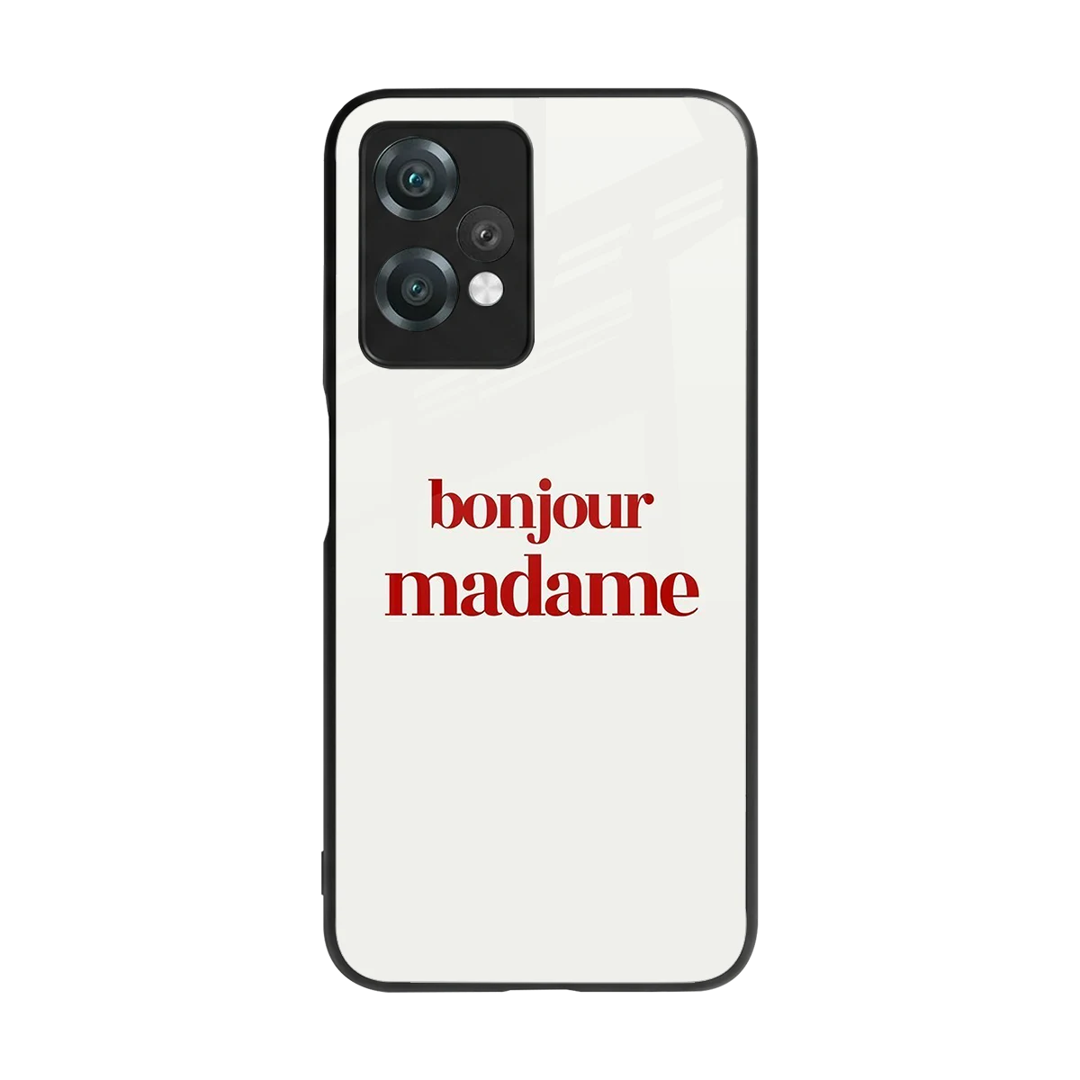 Bonjour Madame back phone cover | glass case for oneplus nord ce 2 lite