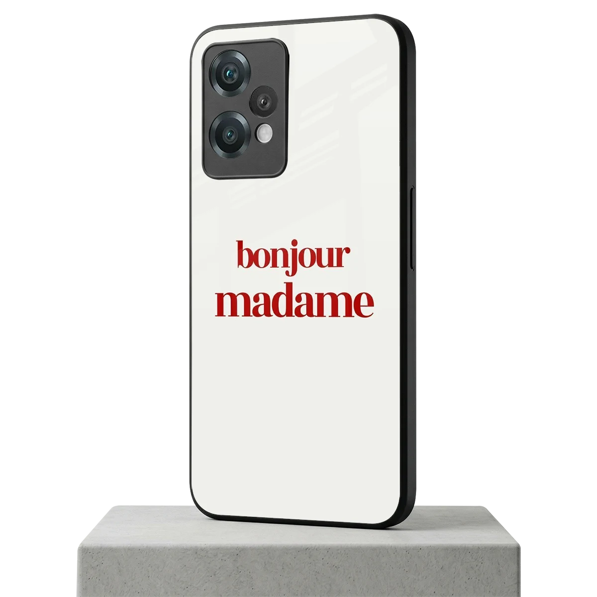 Bonjour Madame oneplus nord ce 2 lite mobile cover | shockproof glass phone case