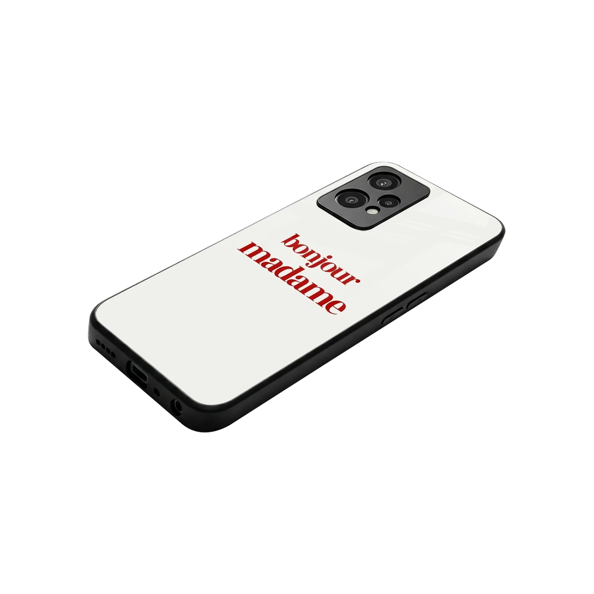 Bonjour Madame stylish phone case for oneplus nord ce 2 lite | glossy glass and slim fit