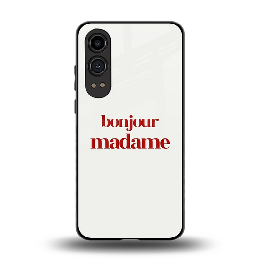 Bonjour Madame back phone cover | glass case for oneplus nord ce 4 lite