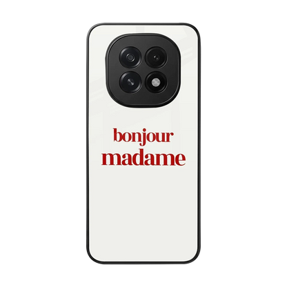 Bonjour Madame back phone cover | glass case for oppo f29 5g