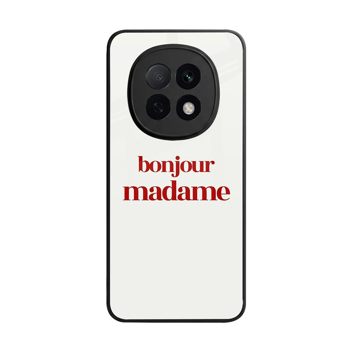 Bonjour Madame back phone cover | glass case for oppo f29 pro 5g