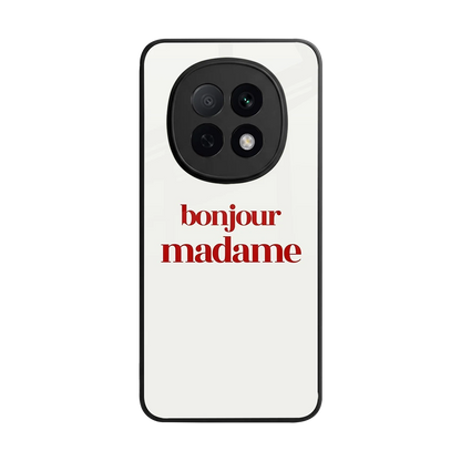 Bonjour Madame back phone cover | glass case for oppo f29 pro 5g