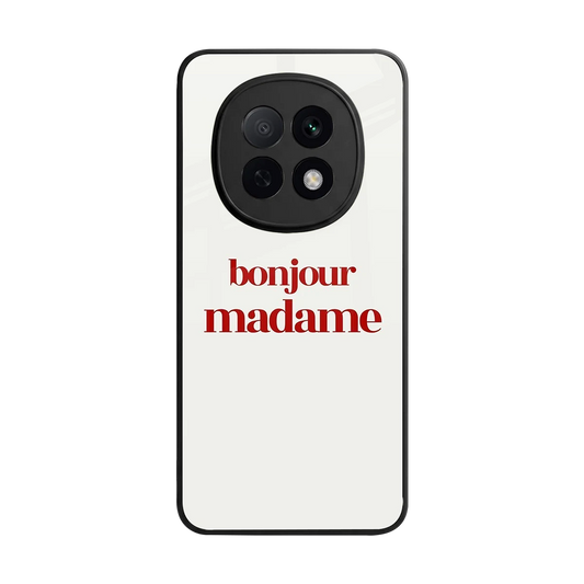 Bonjour Madame back phone cover | glass case for oppo f29 pro 5g